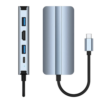 BYL-2205 8 in 1 USB-C / Type-C to USB Multifunctional Docking Station HUB Adapter - USB HUB by PMC Jewellery | Online Shopping South Africa | PMC Jewellery | Buy Now Pay Later Mobicred