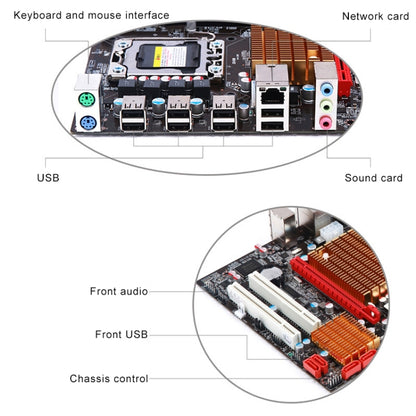 Intel X58 Computer Game Board 1366 Pin Server ECC Take X5650 5570 - Motherboard by PMC Jewellery | Online Shopping South Africa | PMC Jewellery | Buy Now Pay Later Mobicred