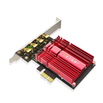 EDUP 9633-800 AC1900Mbps 2.4GHz & 5GHz Dual Band PCI-Express Adapter 4 Antenna External Network Card - USB Network Adapter by EDUP | Online Shopping South Africa | PMC Jewellery | Buy Now Pay Later Mobicred