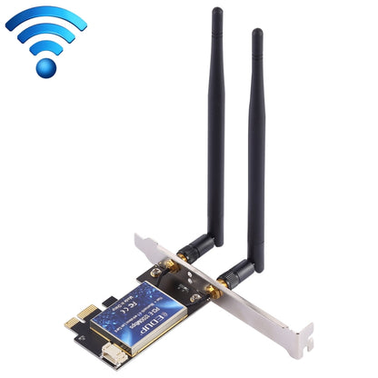 EDUP EP-9620 2 in 1 AC1200Mbps 2.4GHz & 5.8GHz Dual Band PCI-E 2 Antenna WiFi Adapter External Network Card + Bluetooth - USB Network Adapter by EDUP | Online Shopping South Africa | PMC Jewellery | Buy Now Pay Later Mobicred