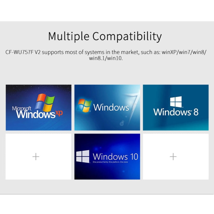 COMFAST CF-WU757F 150Mbps Wireless USB 2.0 Free Driver WiFi Adapter External Network Card with 6dBi External Antenna - USB Network Adapter by COMFAST | Online Shopping South Africa | PMC Jewellery | Buy Now Pay Later Mobicred