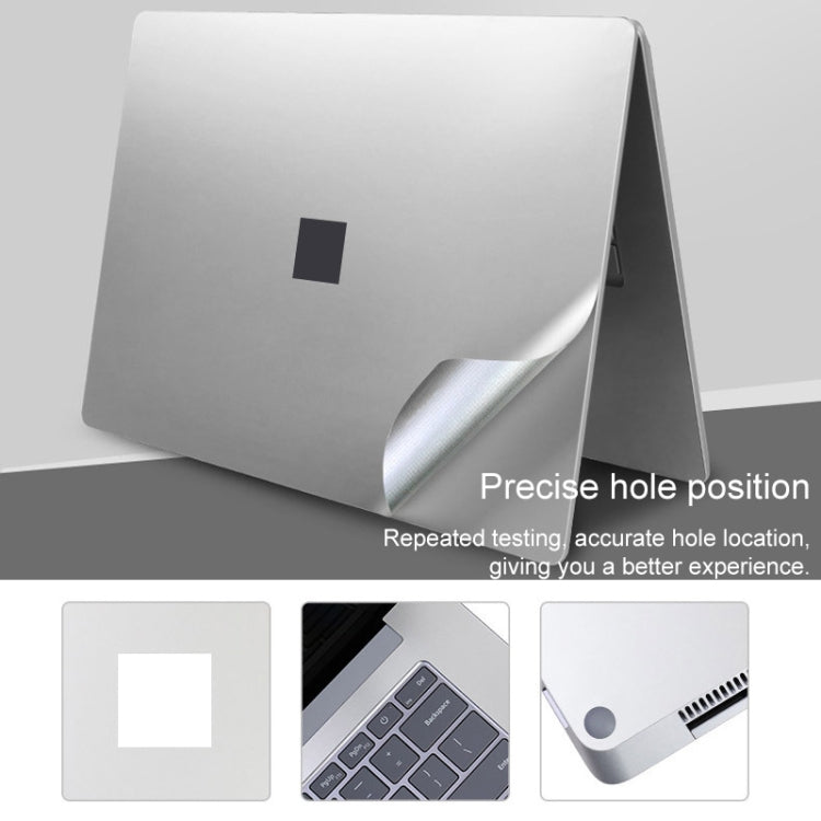 4 in 1 Notebook Shell Protective Film Sticker Set for Microsoft Surface Laptop 3 15 inch (Grey) - Screen & Keyboard Cover by PMC Jewellery | Online Shopping South Africa | PMC Jewellery | Buy Now Pay Later Mobicred