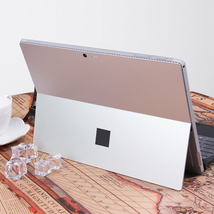 Tablet PC Shell Protective Back Film Sticker for Microsoft Surface Pro 4 / 5 / 6 (Silver) - Screen & Keyboard Cover by PMC TechLife | Online Shopping South Africa | PMC TechLife | Buy Now Pay Later Mobicred