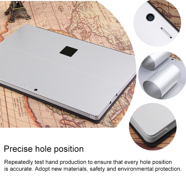Tablet PC Shell Protective Back Film Sticker for Microsoft Surface Pro 4 / 5 / 6 (Silver) - Screen & Keyboard Cover by PMC TechLife | Online Shopping South Africa | PMC TechLife | Buy Now Pay Later Mobicred