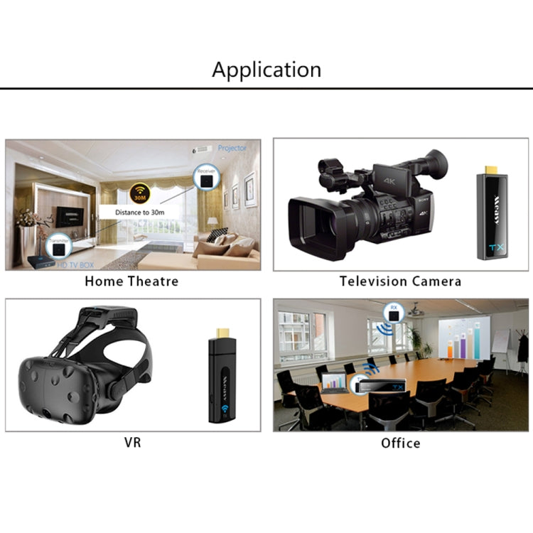 Measy W2H MAX FHD 1080P 3D 60Ghz Wireless Video Transmission HD Multimedia Interface Extender Receiver And Transmitter, Transmission Distance: 30m(AU Plug) - Set Top Box & Accessories by Measy | Online Shopping South Africa | PMC Jewellery | Buy Now Pay Later Mobicred