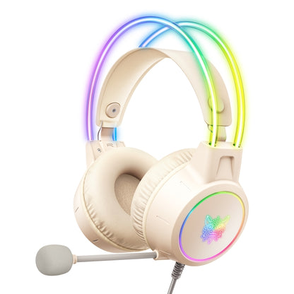 ONIKUMA X15 Pro Symphony Wired Gaming Headphone with Microphone(Beige) - Multimedia Headset by ONIKUMA | Online Shopping South Africa | PMC Jewellery | Buy Now Pay Later Mobicred