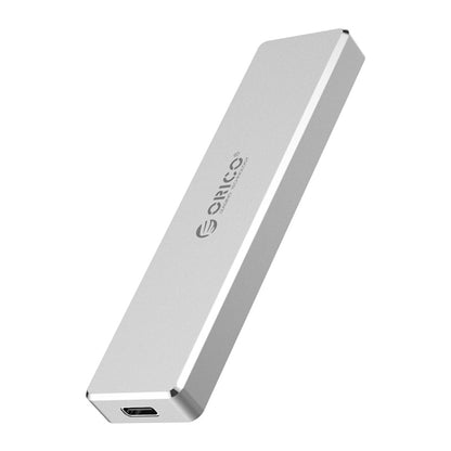 ORICO PCM2-C3 M.2 M-Key to USB 3.1 Gen2 USB-C / Type-C Push-top Solid State Drive Enclosure, The Maximum Support Capacity: 2TB(Silver) - HDD Enclosure by ORICO | Online Shopping South Africa | PMC Jewellery | Buy Now Pay Later Mobicred