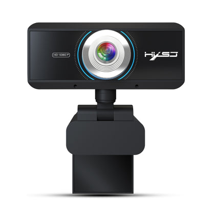 HXSJ S4 1080P Adjustable 180 Degree HD Manual Focus Video Webcam PC Camera with Microphone(Black) - HD Camera by HXSJ | Online Shopping South Africa | PMC Jewellery | Buy Now Pay Later Mobicred