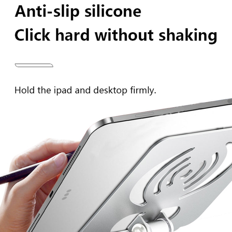 L-14 Aluminum Alloy Foldable Rotating Laptop/Tablet Stand(Silver) - Laptop Stand by PMC Jewellery | Online Shopping South Africa | PMC Jewellery | Buy Now Pay Later Mobicred