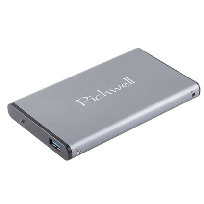 Richwell SATA R2-SATA-250GB 250GB 2.5 inch USB3.0 Super Speed Interface Mobile Hard Disk Drive(Grey) - External Hard Drives by Richwell | Online Shopping South Africa | PMC Jewellery | Buy Now Pay Later Mobicred