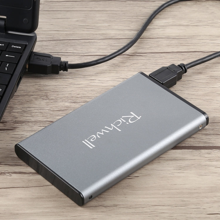 Richwell SATA R2-SATA-500GB 500GB 2.5 inch USB3.0 Super Speed Interface Mobile Hard Disk Drive(Grey) - External Hard Drives by Richwell | Online Shopping South Africa | PMC Jewellery | Buy Now Pay Later Mobicred