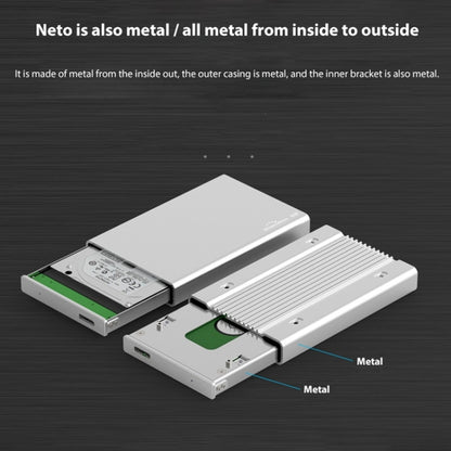 Blueendless U23Q SATA 2.5 inch Micro B Interface HDD Enclosure with Micro B to USB Cable, Support Thickness: 15mm or less - HDD Enclosure by PMC Jewellery | Online Shopping South Africa | PMC Jewellery | Buy Now Pay Later Mobicred