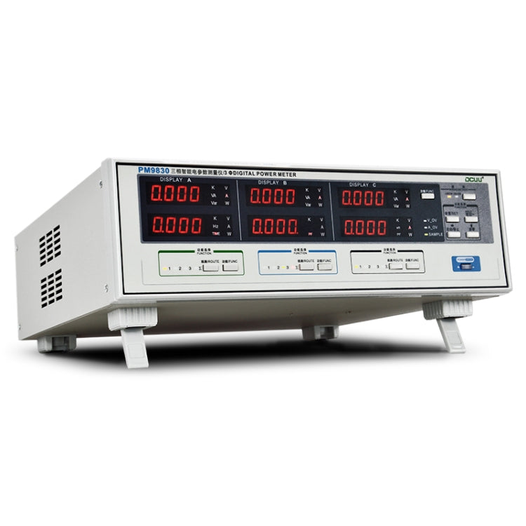 DCUU PM9830 500V 80A Three Phase Digital AC Voltage Current Power Factor & Power Meter (US Plug) - Current & Voltage Tester by PMc TechLife | Online Shopping South Africa | PMc TechLife | Buy Now Pay Later Mobicred
