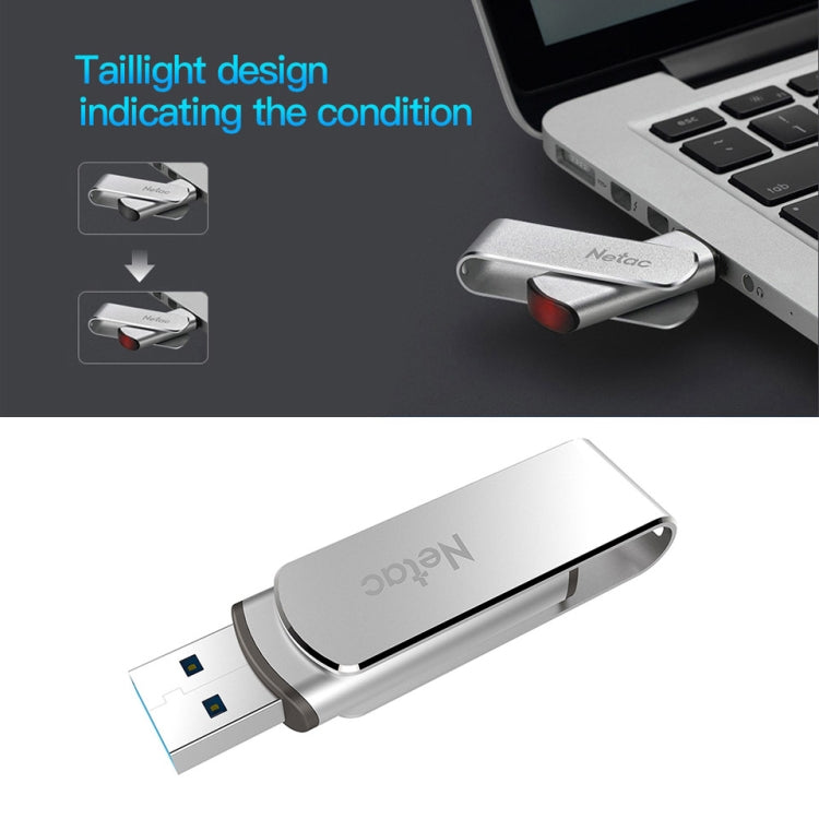 Netac U388 64GB USB 3.0 Twister Secure Encryption Flash Disk - USB Flash Drives by Netac | Online Shopping South Africa | PMC Jewellery | Buy Now Pay Later Mobicred