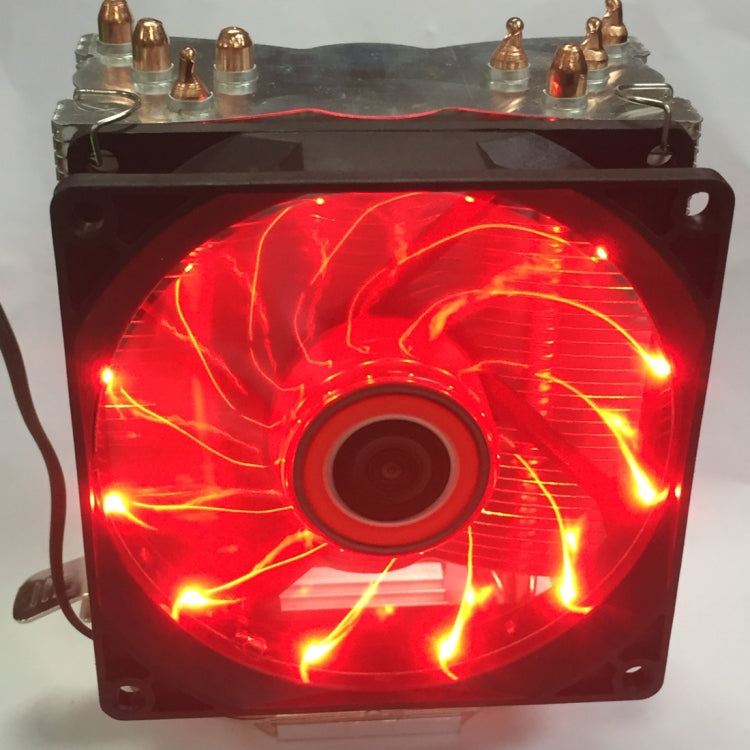 CoolAge L400 DC 12V 1600PRM 40.5cfm Heatsink Hydraulic Bearing Cooling Fan CPU Cooling Fan for AMD Intel 775 1150 1156 1151(Red) - Fan Cooling by PMC Jewellery | Online Shopping South Africa | PMC Jewellery | Buy Now Pay Later Mobicred