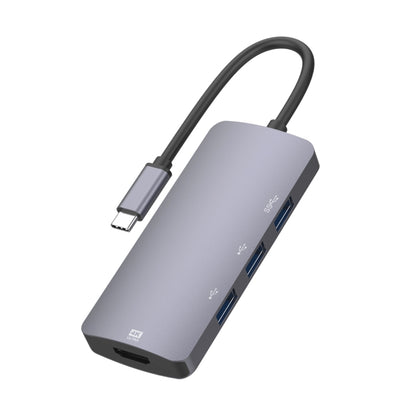 UC912 4 in 1 4K 30Hz USB 3.0 + 2 x USB 2.0 to USB-C / Type-C Multifunctional HUB Adapter - USB HUB by PMC Jewellery | Online Shopping South Africa | PMC Jewellery | Buy Now Pay Later Mobicred