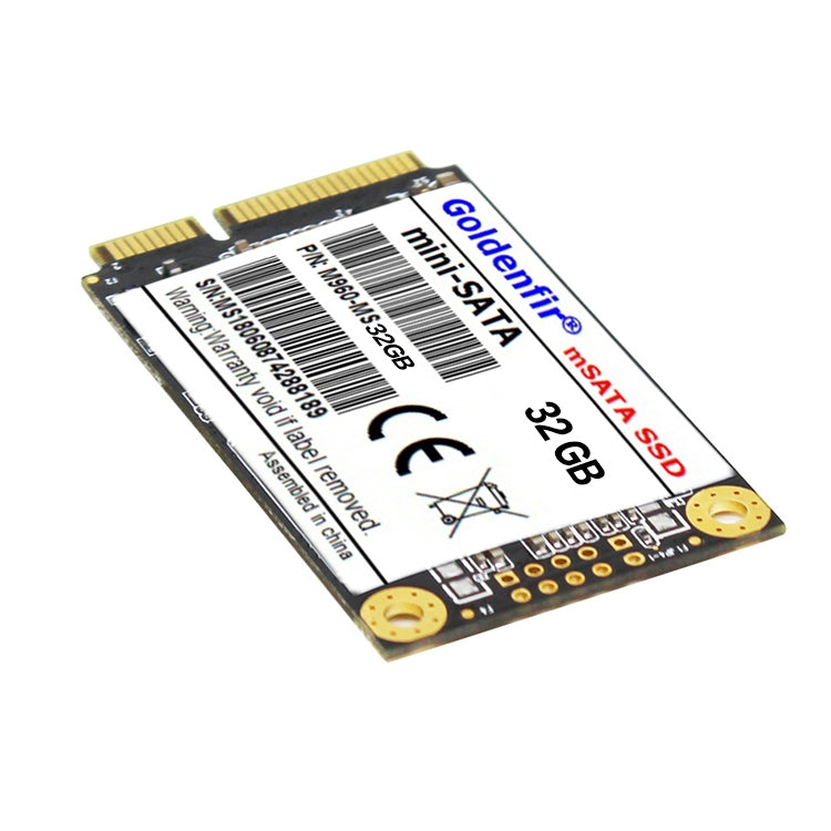 Goldenfir 1.8 inch Mini SATA Solid State Drive, Flash Architecture: TLC, Capacity: 32GB - External Solid State Drives by Goldenfir | Online Shopping South Africa | PMC Jewellery | Buy Now Pay Later Mobicred