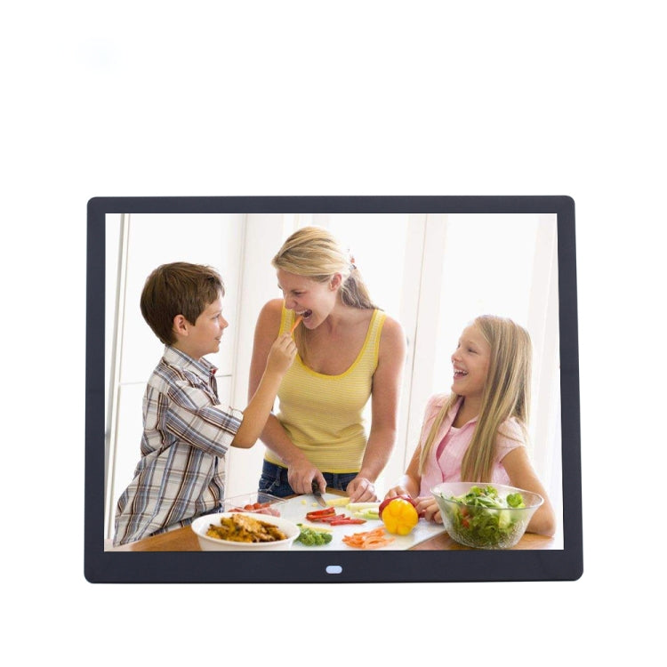 15-inch Digital Photo Frame Electronic Photo Frame Ultra-narrow Side Support 1080P Wall-mounted Advertising Machine, US/EU/UK Plug(Black) - 11-15 inch by PMC Jewellery | Online Shopping South Africa | PMC Jewellery | Buy Now Pay Later Mobicred