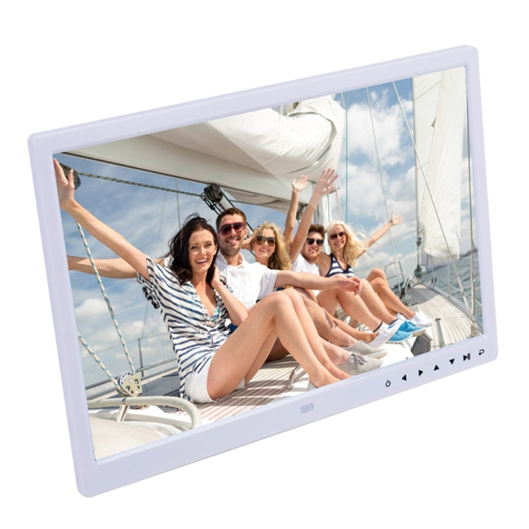 15.0 inch LED Display Digital Photo Frame with Holder / Remote Control, Allwinner, Support USB / SD Card Input / OTG(White) - 11-15 inch by PMC Jewellery | Online Shopping South Africa | PMC Jewellery | Buy Now Pay Later Mobicred