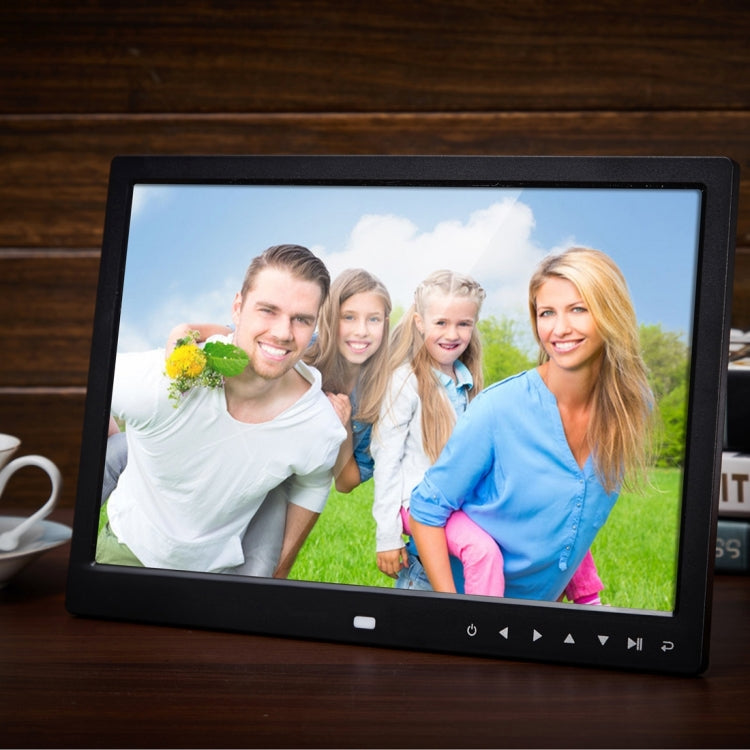 13.0 inch LED Display Digital Photo Frame with Holder / Remote Control, Allwinner, Support USB / SD Card Input / OTG (Black) - 11-15 inch by PMC Jewellery | Online Shopping South Africa | PMC Jewellery | Buy Now Pay Later Mobicred