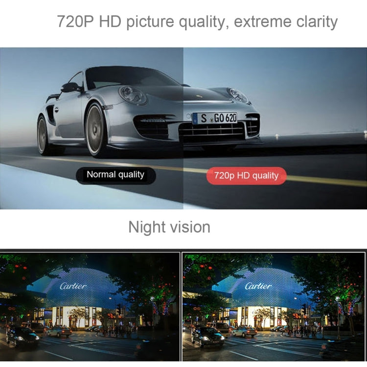 Generalplus 720P VGA 2.4 inch LCD Screen Display Car DVR Recorder, Support Loop Recording / Motion Detection / Night Vision Function - Car DVRs by PMC TechLife | Online Shopping South Africa | PMC TechLife | Buy Now Pay Later Mobicred