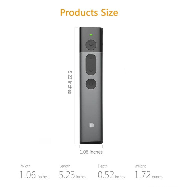 DOOSL DSIT036 Red Laser Pointer 2.4GHz Wireless Presenter PowerPoint Clicker -  by DOOSL | Online Shopping South Africa | PMC Jewellery | Buy Now Pay Later Mobicred