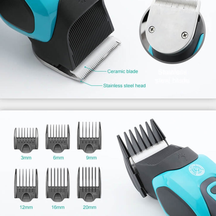 VGR V-208 Professional Pet Barber Electric Hair Clipper (Red) - Electric Clipper by VGR | Online Shopping South Africa | PMC TechLife | Buy Now Pay Later Mobicred