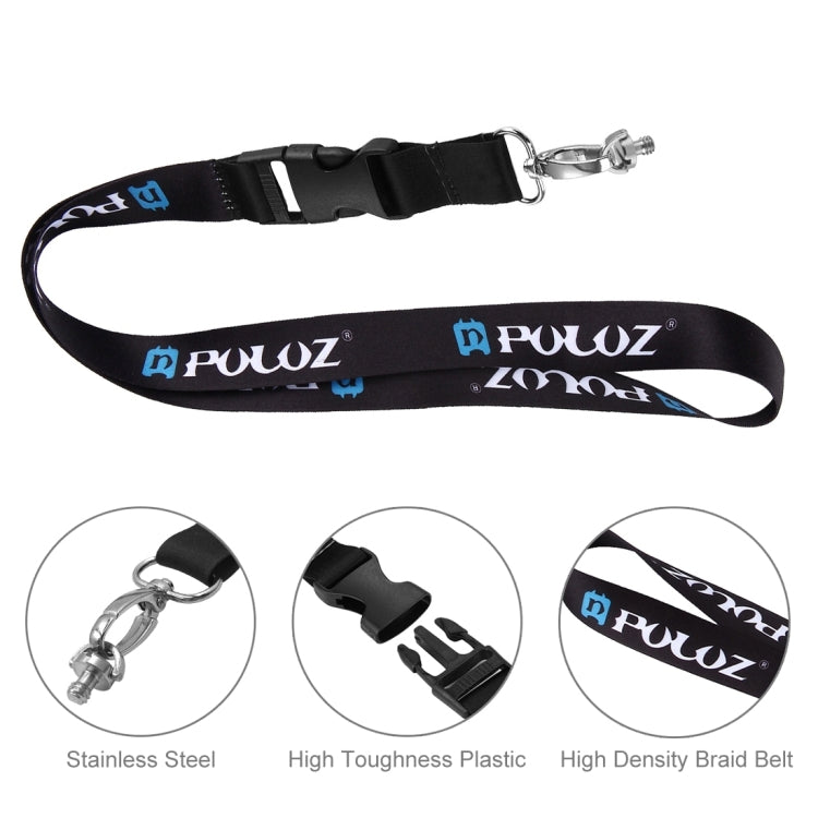 PULUZ 60cm Detachable Long Neck Strap Lanyard Sling with 1/4 inch Screw GoPro Hero12 Black / Hero11 /10 /9 /8 /7 /6 /5, Insta360 Ace / Ace Pro, DJI Osmo Action 4 and Other Action Cameras -  by PMC Jewellery | Online Shopping South Africa | PMC Jewellery | Buy Now Pay Later Mobicred