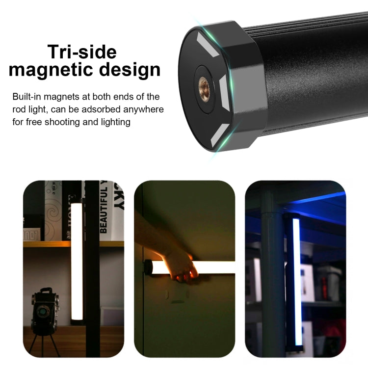 PULUZ 135 LEDs Photo Handheld Stick Light Full Color RGB Fill Light - free shipping - PMC TechLife - Order now!