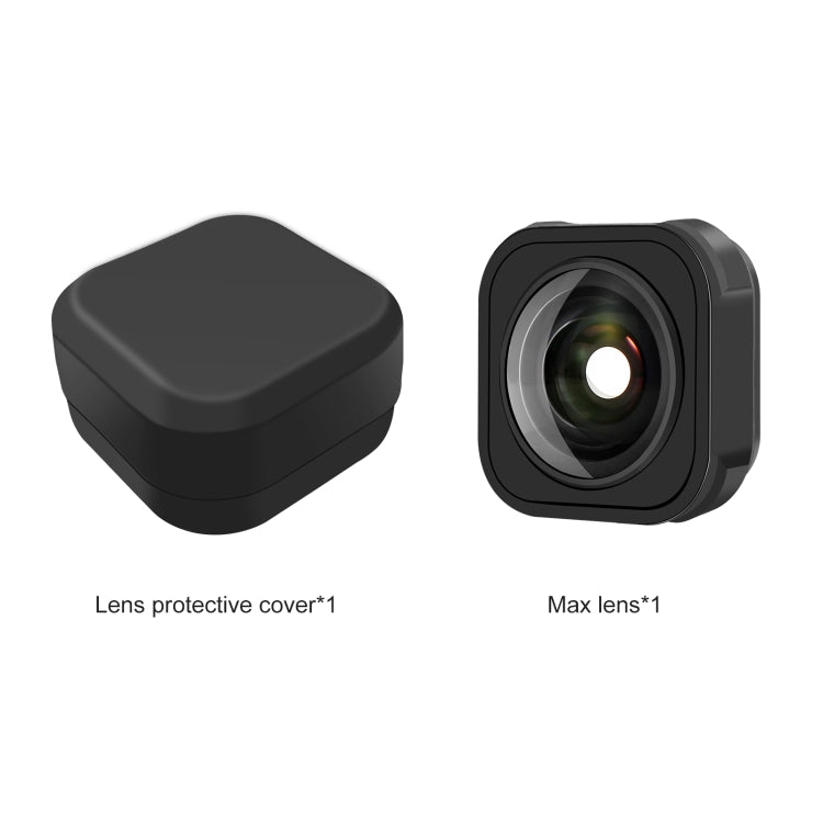 PULUZ Max Lens Mod Wide Angle Lens for GoPro Hero11 Black / HERO10 Black / HERO9 Black(Black) - Lens by PULUZ | Online Shopping South Africa | PMC Jewellery