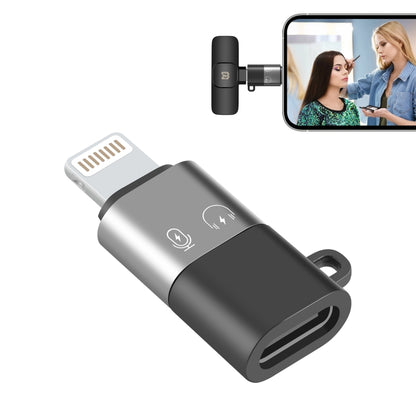 PULUZ USB-C / Type-C to 8 Pin OTG Adapter (Black) - Converter & Adapter by PULUZ | Online Shopping South Africa | PMC Jewellery | Buy Now Pay Later Mobicred