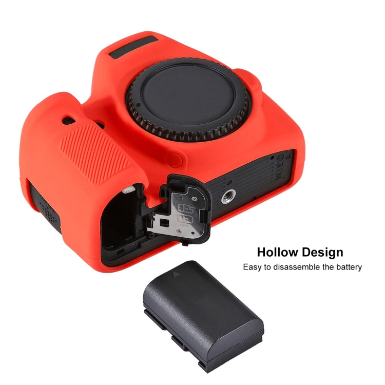 PULUZ Soft Silicone Protective Case for Canon EOS 6D(Red) - Protective Case by PULUZ | Online Shopping South Africa | PMC TechLife | Buy Now Pay Later Mobicred