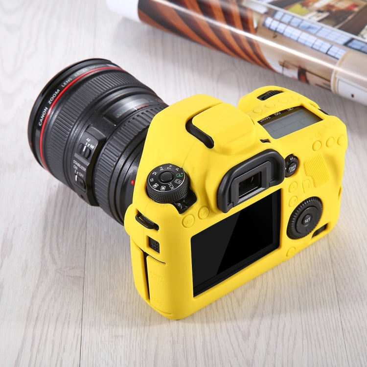 PULUZ Soft Silicone Protective Case for Canon EOS 6D(Yellow) - Protective Case by PULUZ | Online Shopping South Africa | PMC TechLife | Buy Now Pay Later Mobicred