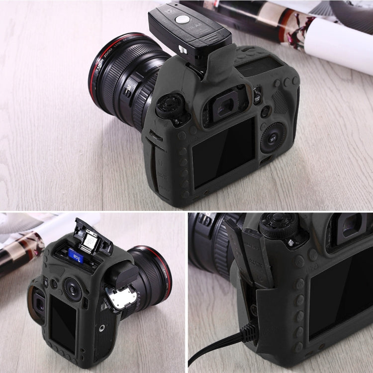 PULUZ Soft Silicone Protective Case for Canon EOS 5D Mark III / 5D3(Black) - Protective Case by PULUZ | Online Shopping South Africa | PMC TechLife | Buy Now Pay Later Mobicred