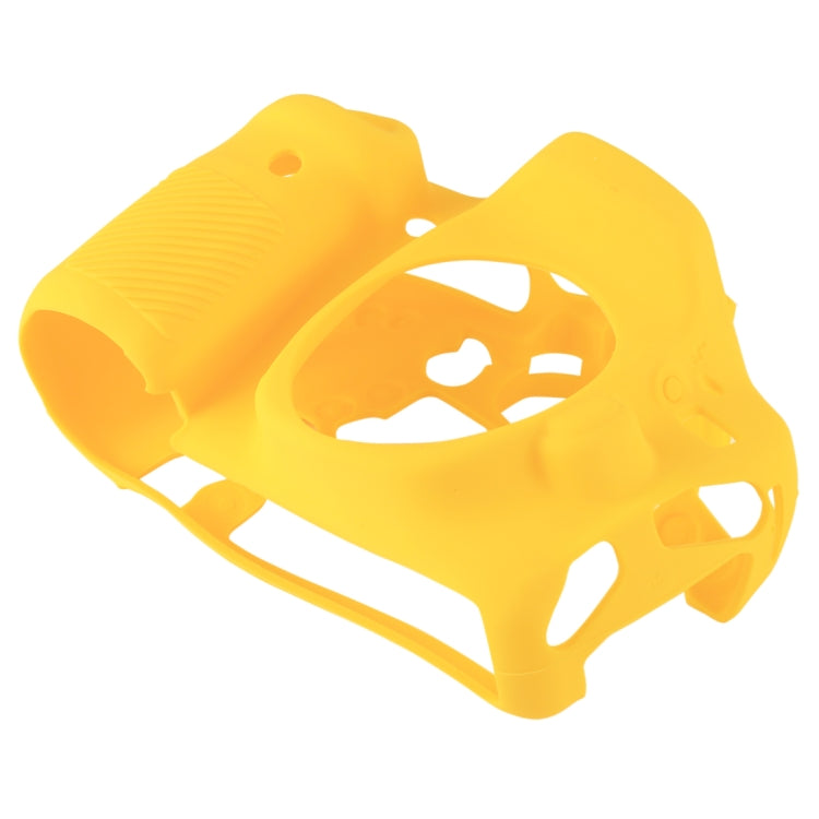 PULUZ Soft Silicone Protective Case for Canon EOS 80D(Yellow) - Protective Case by PULUZ | Online Shopping South Africa | PMC TechLife | Buy Now Pay Later Mobicred