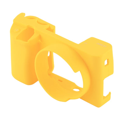 PULUZ Soft Silicone Protective Case for Sony ILCE-6000 / A6000(Yellow) - Protective Case by PULUZ | Online Shopping South Africa | PMC Jewellery | Buy Now Pay Later Mobicred