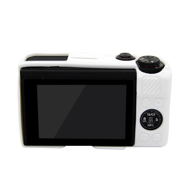 PULUZ Soft Silicone Protective Case for Canon EOS G7 X Mark II(White) - free shipping - PMC TechLife - Order now!