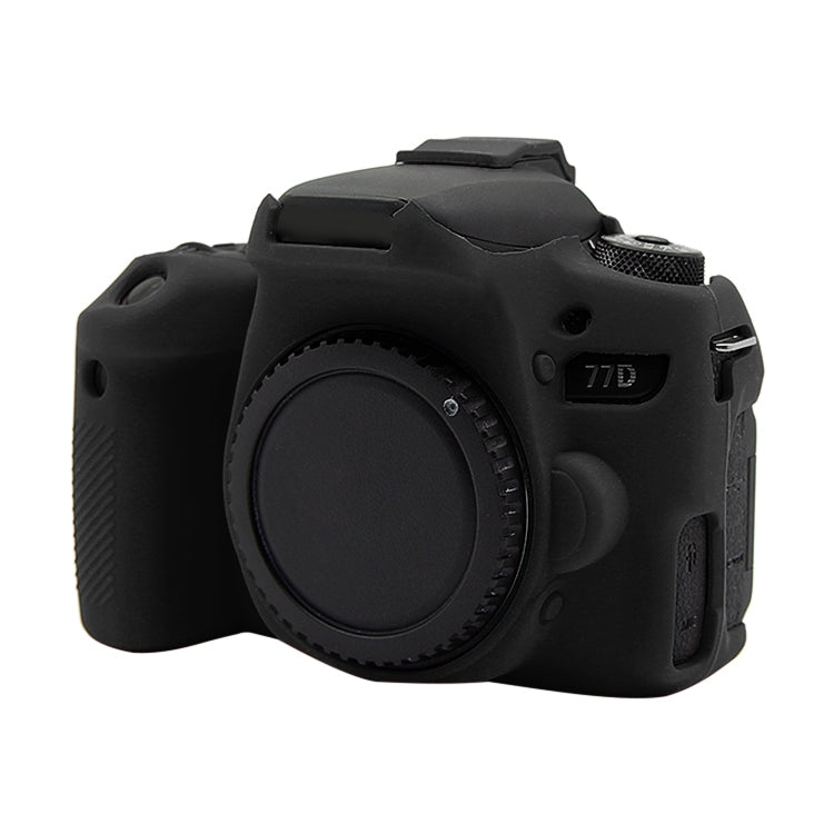 PULUZ Soft Silicone Protective Case for Canon EOS 77D(Black) - free shipping - PMC TechLife - Order now!