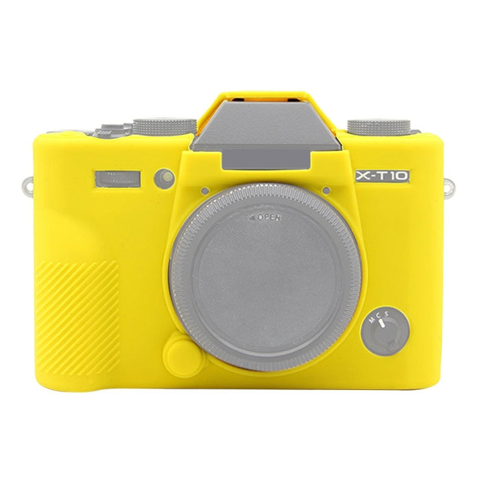 PULUZ Soft Silicone Protective Case for FUJIFILM X-T20(Yellow) - Protective Case by PULUZ | Online Shopping South Africa | PMC Jewellery | Buy Now Pay Later Mobicred