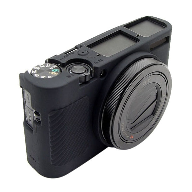 PULUZ Soft Silicone Protective Case for Sony RX100 III / IV / V(Black) - Protective Case by PULUZ | Online Shopping South Africa | PMC TechLife | Buy Now Pay Later Mobicred