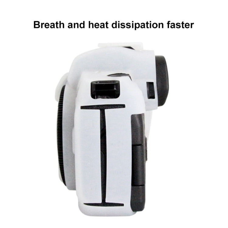PULUZ Soft Silicone Protective Case for Canon EOS R(White) - free shipping - PMC TechLife - Order now!