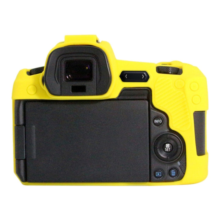 PULUZ Soft Silicone Protective Case for Canon EOS R(Yellow) - Protective Case by PULUZ | Online Shopping South Africa | PMC Jewellery | Buy Now Pay Later Mobicred