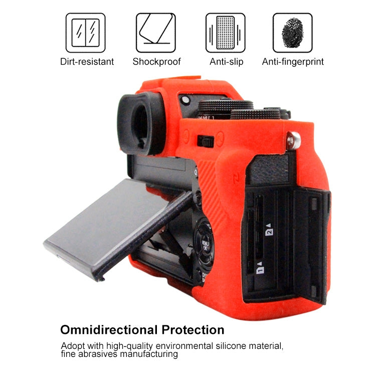 PULUZ Soft Silicone Protective Case for FUJIFILM XT3(Red) - Protective Case by PULUZ | Online Shopping South Africa | PMC TechLife | Buy Now Pay Later Mobicred