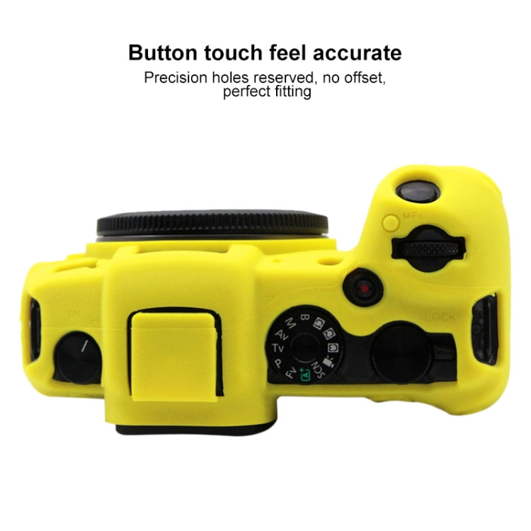 PULUZ Soft Silicone Protective Case for Canon EOS RP(Yellow) - Protective Case by PULUZ | Online Shopping South Africa | PMC TechLife | Buy Now Pay Later Mobicred