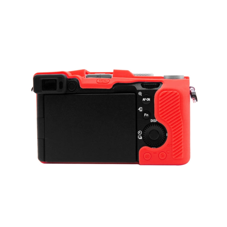 PULUZ Soft Silicone Protective Case for Sony A7C / ILCE-7C(Red) - Protective Case by PULUZ | Online Shopping South Africa | PMC Jewellery | Buy Now Pay Later Mobicred