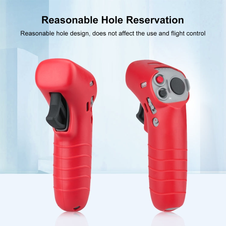 For DJI RC Motion 2 / DJI Avata / FPV Rocker PULUZ Silicone Protective Case with Neck Strap(Red) -  by PULUZ | Online Shopping South Africa | PMC Jewellery | Buy Now Pay Later Mobicred