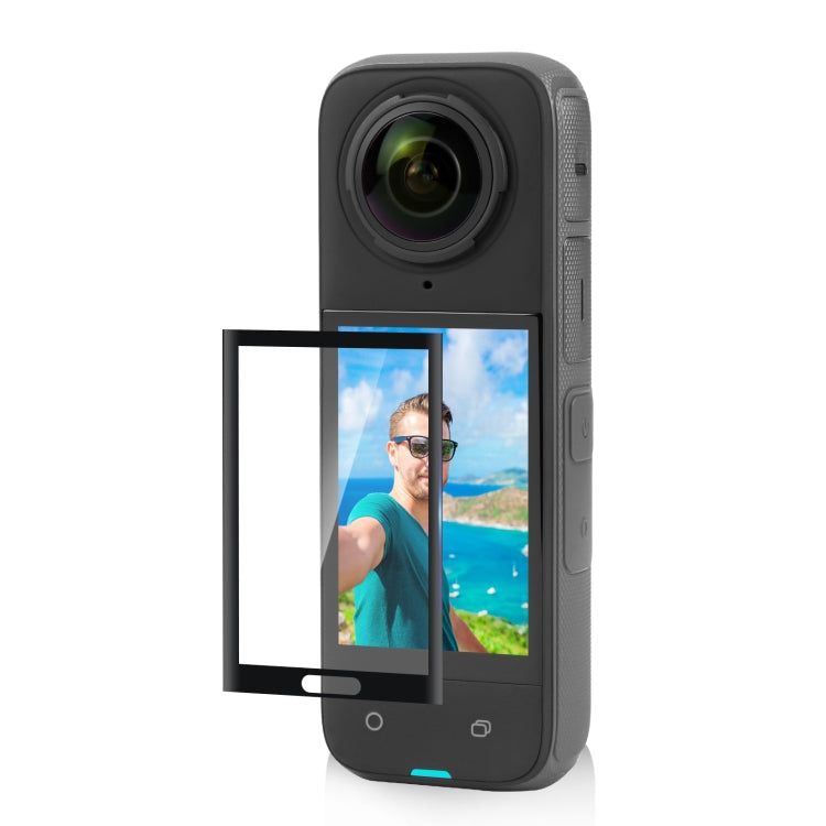 For Insta360 X4 PULUZ 9H 2.5D Curved HD Screen Tempered Glass Film (Transparent) - Protective Film & Stickers by PULUZ | Online Shopping South Africa | PMC Jewellery