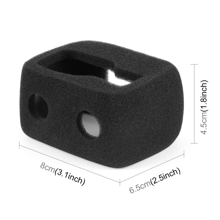 For Insta360 Ace Pro / Ace PULUZ High Density Foam Windshield (Black) - Case & Bags by PULUZ | Online Shopping South Africa | PMC TechLife | Buy Now Pay Later Mobicred