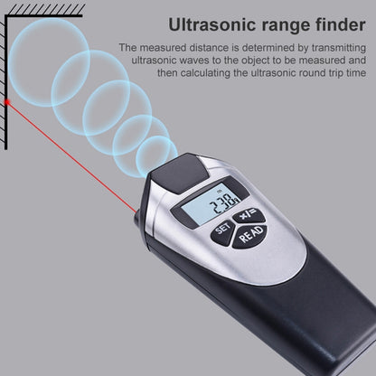 Ultrasonic Distance Measurer Laser Point (2-60 feet) - Laser Rangefinder by PMC Jewellery | Online Shopping South Africa | PMC Jewellery | Buy Now Pay Later Mobicred