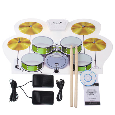 MD-1008 USB 2.0 MIDI Soft Roll-up Drum Kit, Size: 46 x 31cm - Percussion Instruments Accessories by PMC Jewellery | Online Shopping South Africa | PMC Jewellery | Buy Now Pay Later Mobicred